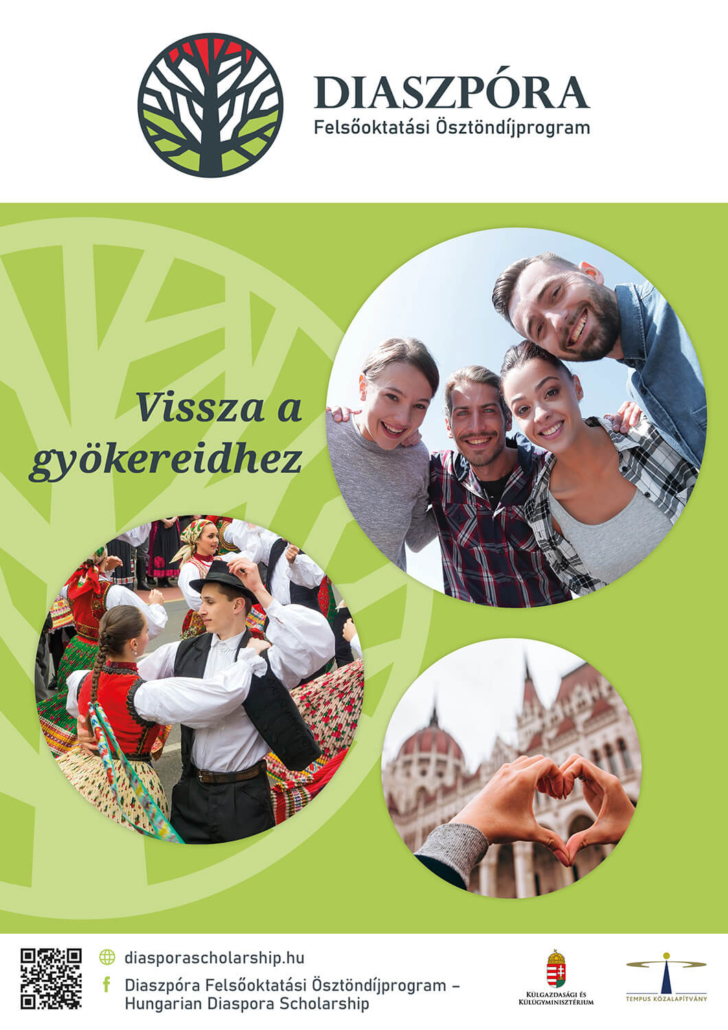 Diaszpóra Felsőoktatási Ösztöndíjprogram 2026/2027-es tanévre szóló pályázati felhívása